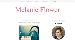 Desktop Screenshot of melanieflower.com